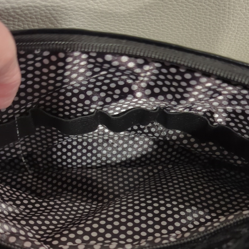 Caboodles Black Quilted Tote with Polka Dot Bow - Picture 12 of 15
